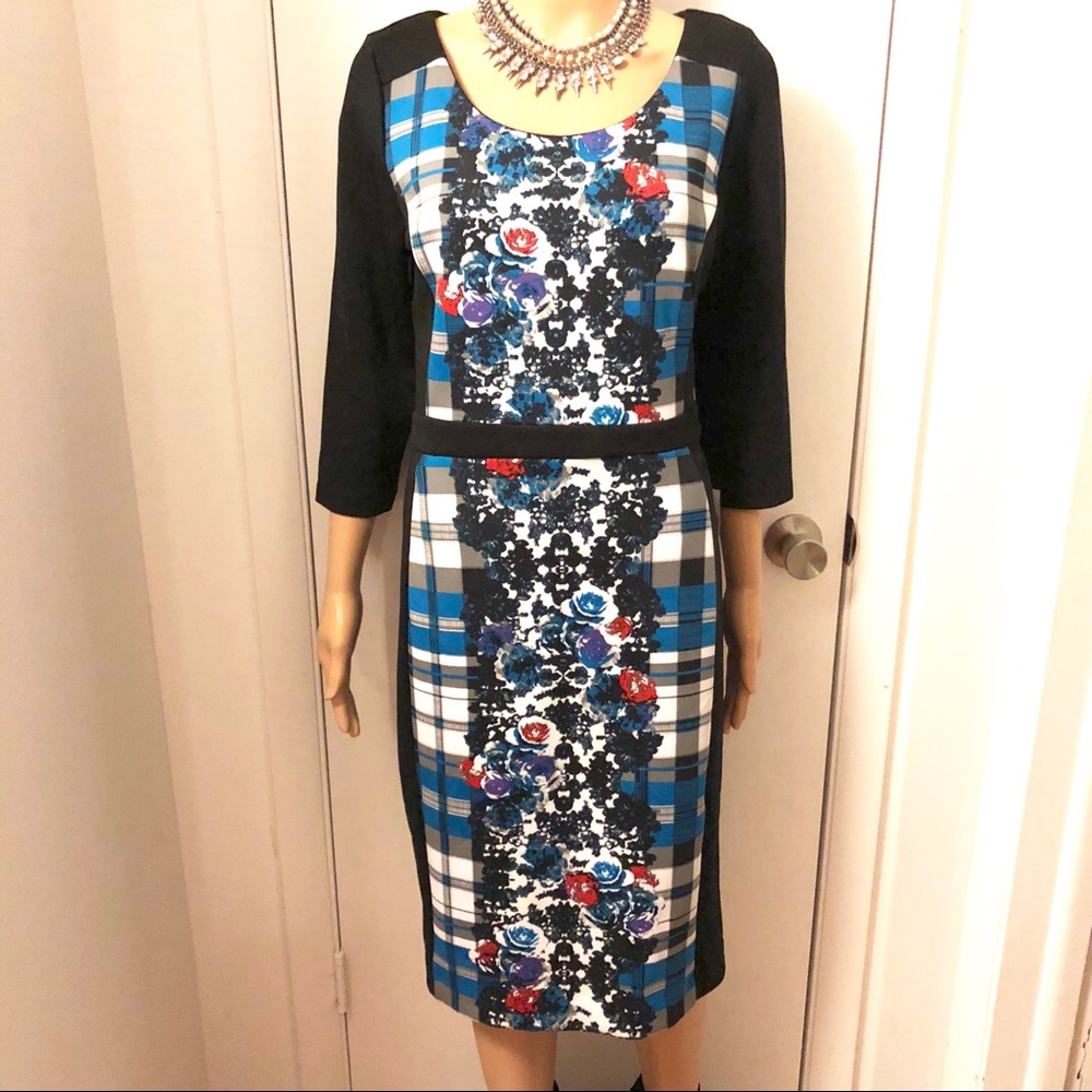 Nicole by Nicole Miller ponte dress size large - Picture 1 of 6